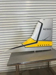 1955 Cessna 195B Vertical Fin Assembly with Dorsal Fin